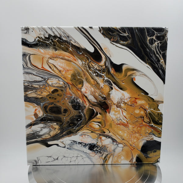 "Float" 12x12" Mixed Media Original Canvas Painting